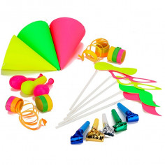 Kit Cotillons Fluo 5 Personen