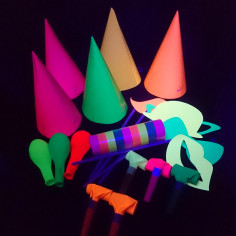 Fluo Party Favor Kit 5 Personen 2
