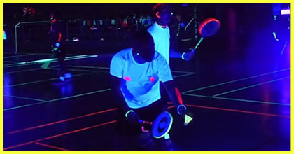 badminton fluorescent