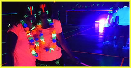 blackminton fluo