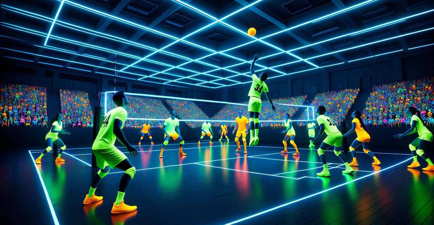 Match de Volley Fluo