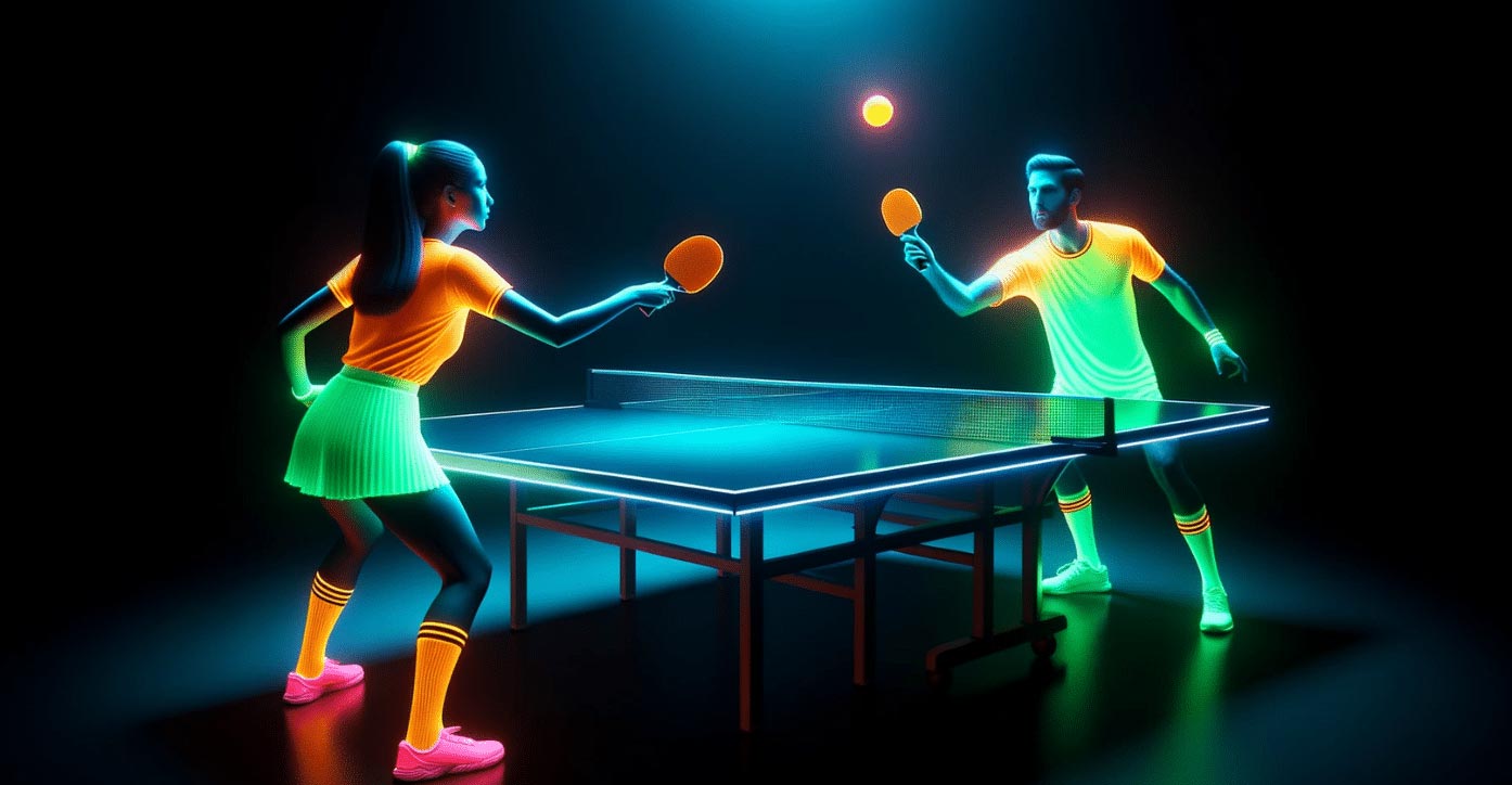 50 balles de ping-pong colorées