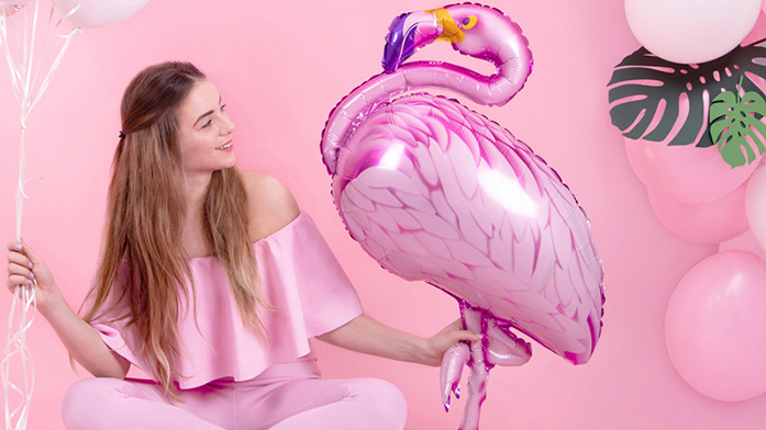 Décoration anniversaire flamant rose pour une fête sous les tropiques