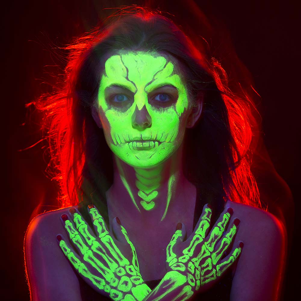 Votre Maquillage pour un Halloween Fluo