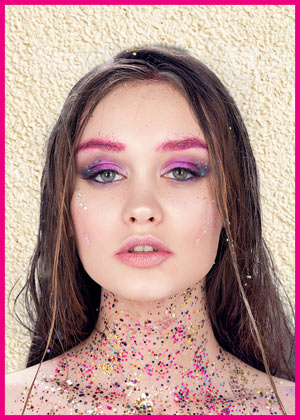 Glitter Festival Makeup