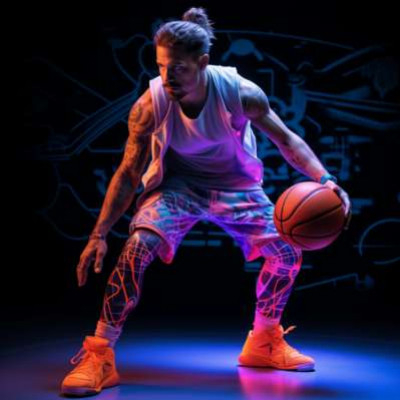 Fluo-Basketball: mehr als ein Sport, ein Spektakel
